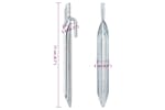 vidaXL 4009351 Tent Pegs 24 Pcs V-shaped 17cm x 20mm Galvanised Steel vidaXL 4009351 Tent Pegs 24 Pcs V-shaped 17cm x 20mm Galvanised Steel