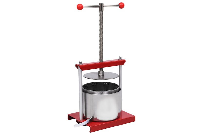 vidaXL 146897 Fruit And Wine Press Stainless Steel 6 L vidaXL 146897 Fruit And Wine Press Stainless Steel 6 L