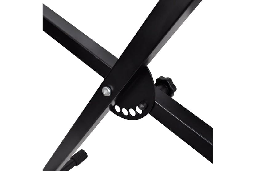 vidaXL 70029 Adjustable Single Braced Keyboard Stand X-frame vidaXL 70029 Adjustable Single Braced Keyboard Stand X-frame