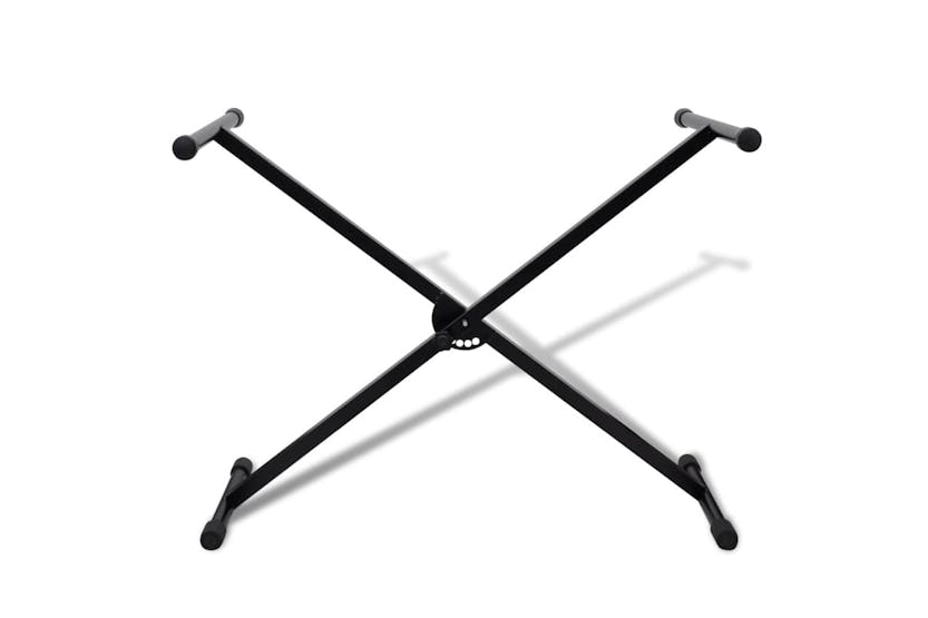 vidaXL 70029 Adjustable Single Braced Keyboard Stand X-frame vidaXL 70029 Adjustable Single Braced Keyboard Stand X-frame
