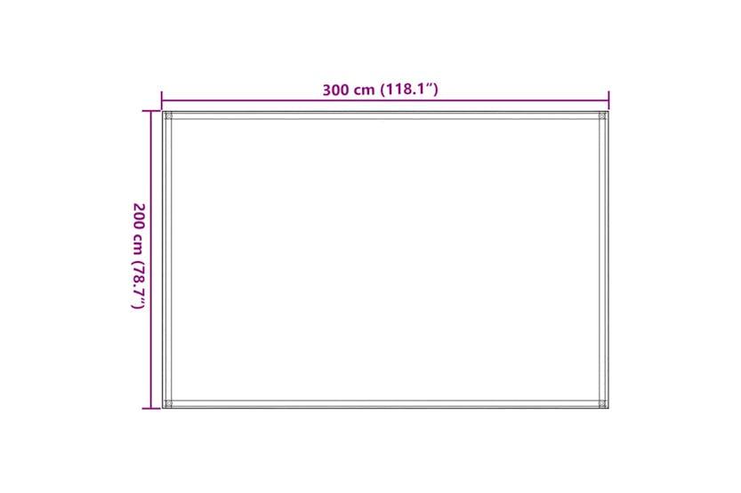 vidaXL 4002289 Tent Carpet Sand 200x300cm Hdpe vidaXL 4002289 Tent Carpet Sand 200x300cm Hdpe
