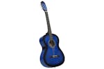 vidaXL 3055599 Classical Guitar For Beginner With Bag Blue 4/4 39" vidaXL 3055599 Classical Guitar For Beginner With Bag Blue 4/4 39"