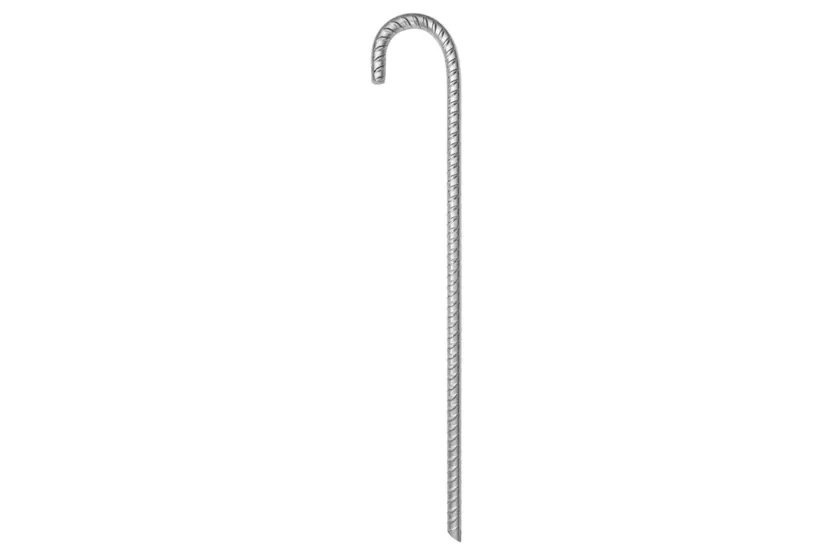 vidaXL 4009344 Tent Pegs 12 Pcs 41.5cm x 12mm Galvanised Steel vidaXL 4009344 Tent Pegs 12 Pcs 41.5cm x 12mm Galvanised Steel