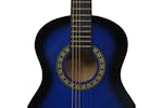 vidaXL 3055603 Classical Guitar For Beginner And Kid With Bag Blue 1/2 34" vidaXL 3055603 Classical Guitar For Beginner And Kid With Bag Blue 1/2 34"
