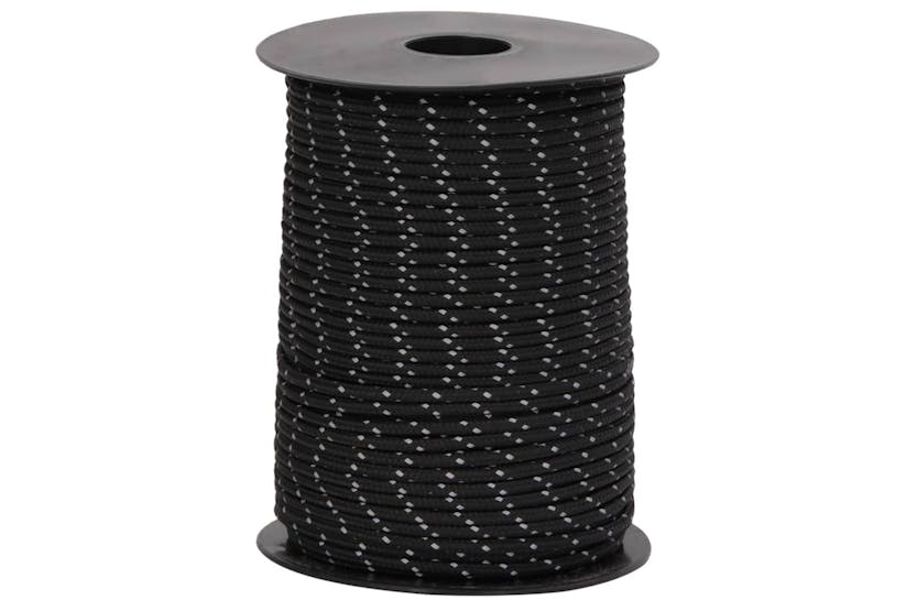 vidaXL 4008120 Tent Guy Rope With Reflective Strips And Spanners 50 M 3mm vidaXL 4008120 Tent Guy Rope With Reflective Strips And Spanners 50 M 3mm