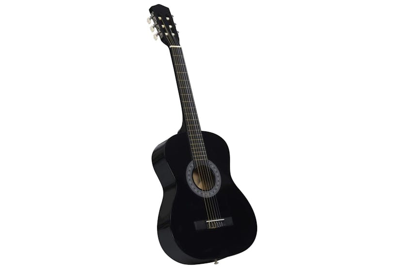 vidaXL 3055889 Classical Guitar For Beginner With Bag Black 3/4 36" vidaXL 3055889 Classical Guitar For Beginner With Bag Black 3/4 36"
