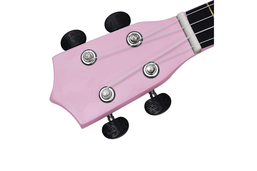 vidaXL 70153 Soprano Ukulele Set With Bag For Kids Pink 23" vidaXL 70153 Soprano Ukulele Set With Bag For Kids Pink 23"