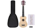vidaXL 70151 Soprano Ukulele Set With Bag For Kids Light Wood 23" vidaXL 70151 Soprano Ukulele Set With Bag For Kids Light Wood 23"