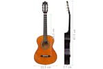vidaXL 70128 Classical Guitar For Beginner And Kid 1/2 34" Basswood vidaXL 70128 Classical Guitar For Beginner And Kid 1/2 34" Basswood
