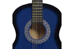 vidaXL 70116 Classical Guitar For Beginner And Kids Blue 3/4 36" vidaXL 70116 Classical Guitar For Beginner And Kids Blue 3/4 36"