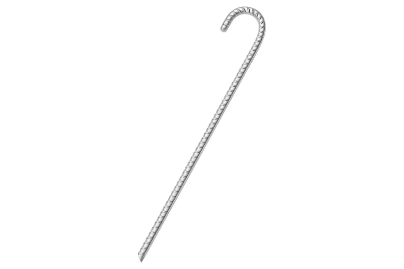 vidaXL 4009344 Tent Pegs 12 Pcs 41.5cm x 12mm Galvanised Steel vidaXL 4009344 Tent Pegs 12 Pcs 41.5cm x 12mm Galvanised Steel