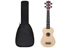 vidaXL 70151 Soprano Ukulele Set With Bag For Kids Light Wood 23" vidaXL 70151 Soprano Ukulele Set With Bag For Kids Light Wood 23"