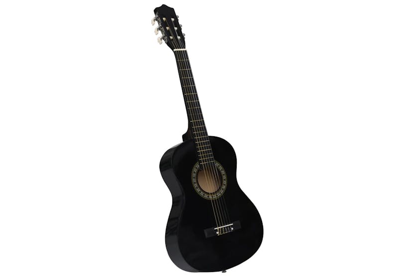 vidaXL 70126 Classical Guitar For Beginner And Kids Black 1/2 34" vidaXL 70126 Classical Guitar For Beginner And Kids Black 1/2 34"
