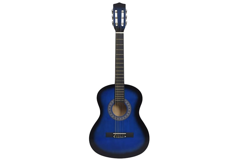 vidaXL 70116 Classical Guitar For Beginner And Kids Blue 3/4 36" vidaXL 70116 Classical Guitar For Beginner And Kids Blue 3/4 36"
