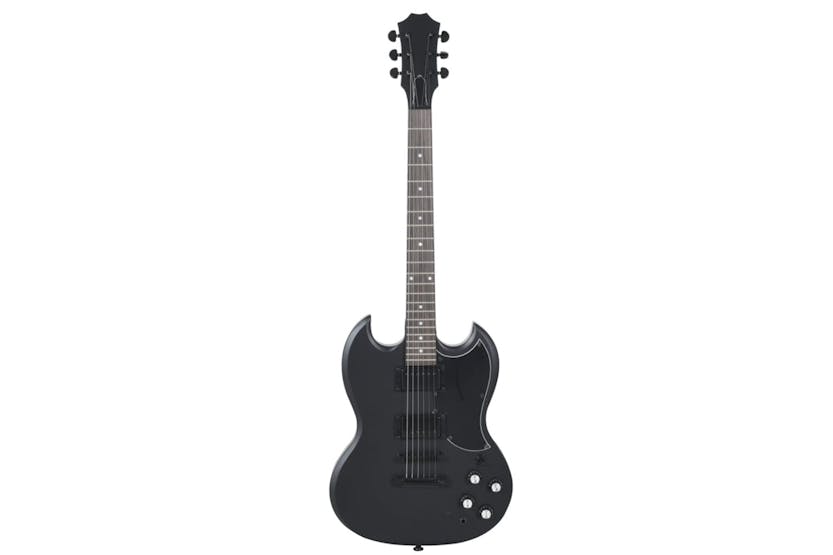 vidaXL 70189 Electric Guitar For Beginner With Bag Black 4/4 39" vidaXL 70189 Electric Guitar For Beginner With Bag Black 4/4 39"