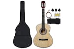 vidaXL 70115 8 Piece Classical Guitar Beginner Set 3/4 36 vidaXL 70115 8 Piece Classical Guitar Beginner Set 3/4 36