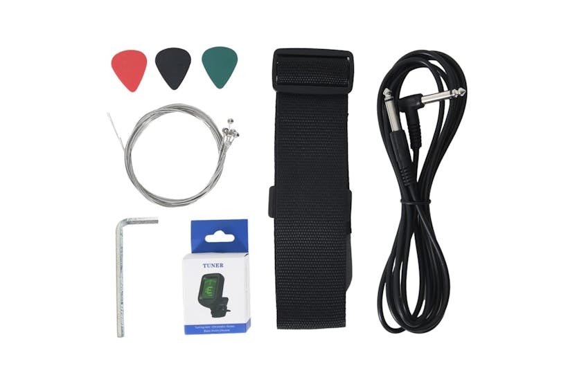 vidaXL 70189 Electric Guitar For Beginner With Bag Black 4/4 39" vidaXL 70189 Electric Guitar For Beginner With Bag Black 4/4 39"