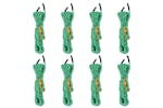 vidaXL 4008133 Tent Guy Ropes With Spanners Reflective 8 Pcs 4 M 4mm vidaXL 4008133 Tent Guy Ropes With Spanners Reflective 8 Pcs 4 M 4mm