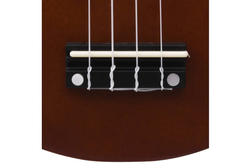 vidaXL 70145 Soprano Ukulele Set With Bag For Kids Dark Wood 21" vidaXL 70145 Soprano Ukulele Set With Bag For Kids Dark Wood 21"