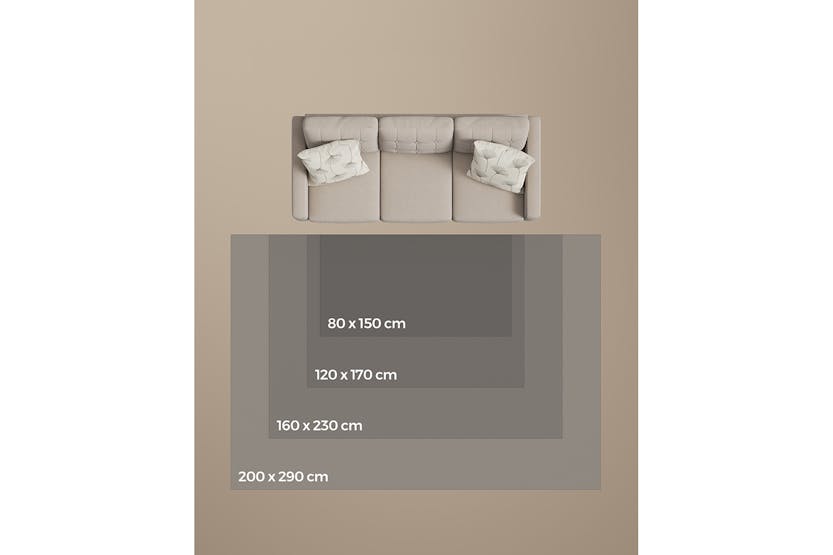 Songmics | Area Rug | Grey | 120 x 170 cm Songmics | Area Rug | Grey | 120 x 170 cm