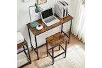 Vasagle Dining Set | Table & 2 Bar Stools | Rustic Brown/Black Vasagle Dining Set | Table & 2 Bar Stools | Rustic Brown/Black