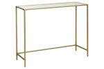 Vasagle Console Table | Gold/Transparent Vasagle Console Table | Gold/Transparent