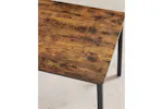 Vasagle Dining Set | Table & 2 Benches | Vintage Brown/Black Vasagle Dining Set | Table & 2 Benches | Vintage Brown/Black