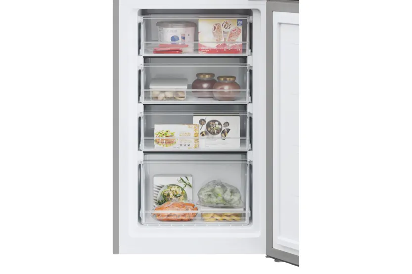Hoover H-FRIDGE 300 Freestanding Fridge Freezer | Silver| HVT3CLECKIHS-1 Hoover H-FRIDGE 300 Freestanding Fridge Freezer | Silver| HVT3CLECKIHS-1