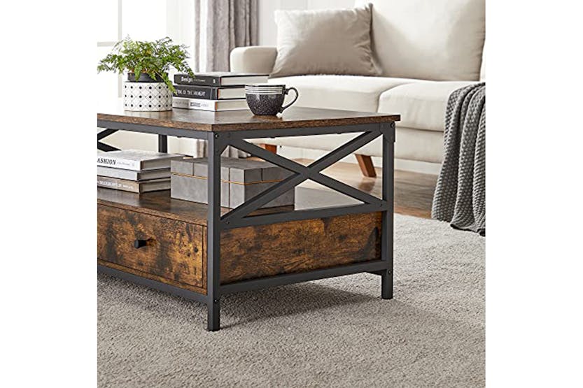 Vasagle Coffee Table | Rustic Brown/Black Vasagle Coffee Table | Rustic Brown/Black