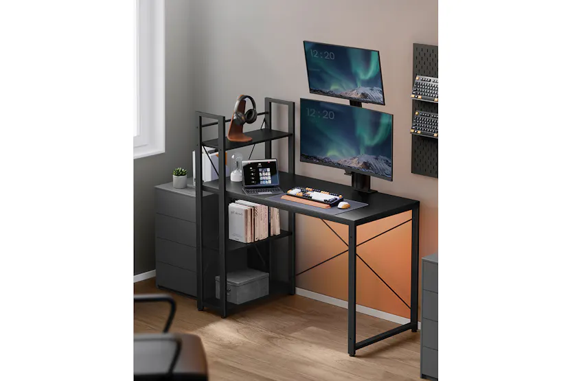 Vasagle Computer Desk | Ebony Black Vasagle Computer Desk | Ebony Black