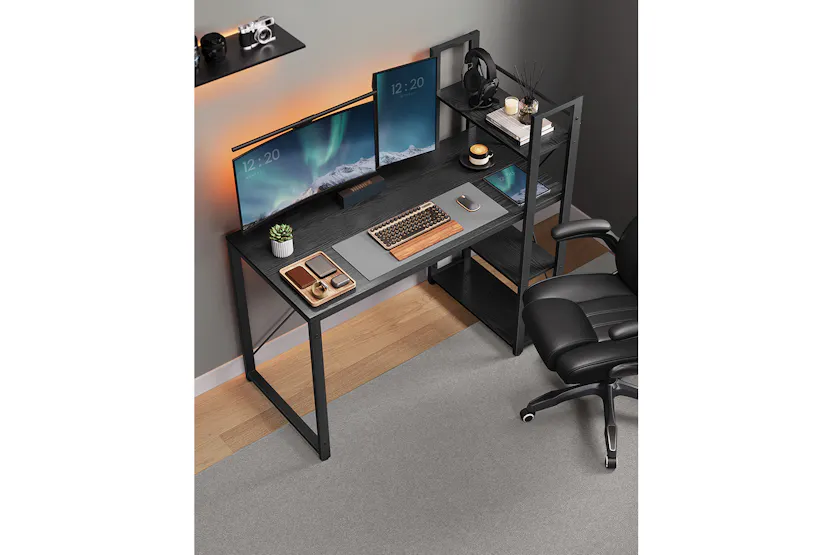 Vasagle Computer Desk | Ebony Black Vasagle Computer Desk | Ebony Black