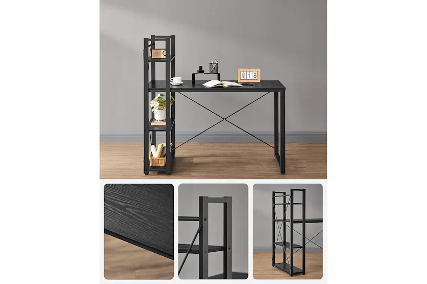 Vasagle Computer Desk | Ebony Black Vasagle Computer Desk | Ebony Black