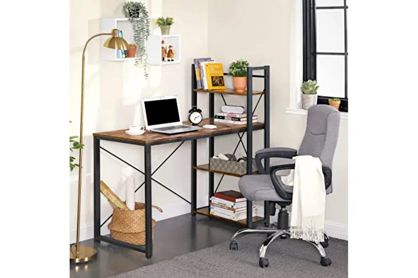 Vasagle Computer Desk | 120cm | Vintage Brown/Black Vasagle Computer Desk | 120cm | Vintage Brown/Black