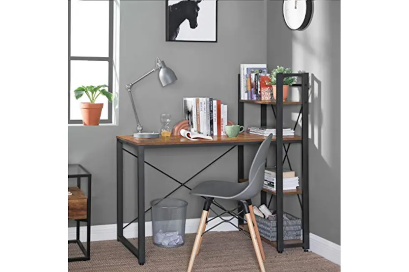 Vasagle Computer Desk | 120cm | Vintage Brown/Black Vasagle Computer Desk | 120cm | Vintage Brown/Black