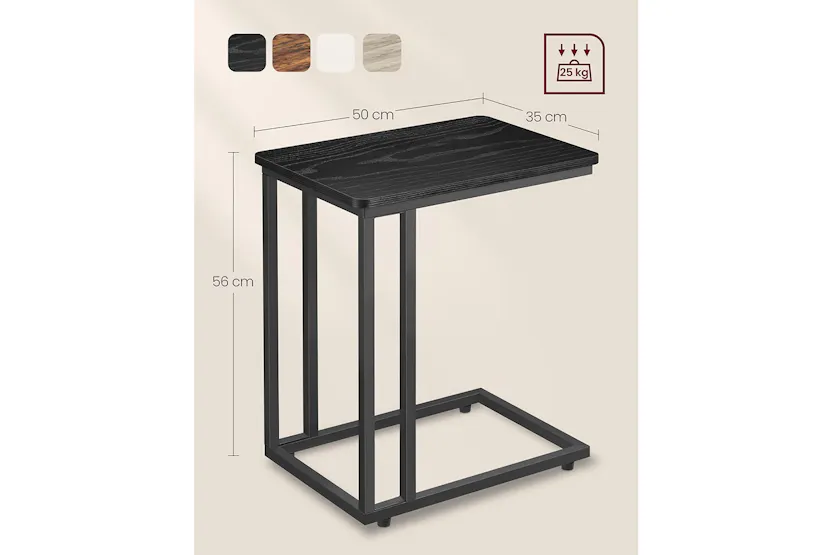 Vasagle Side Table | Ebony Black Vasagle Side Table | Ebony Black