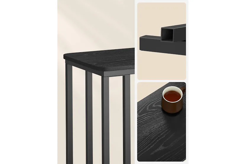 Vasagle Side Table | Ebony Black Vasagle Side Table | Ebony Black