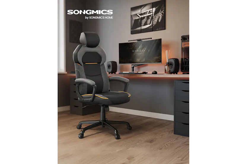 Songmics Office Chair with Adjustable Height | Classic Black Songmics Office Chair with Adjustable Height | Classic Black