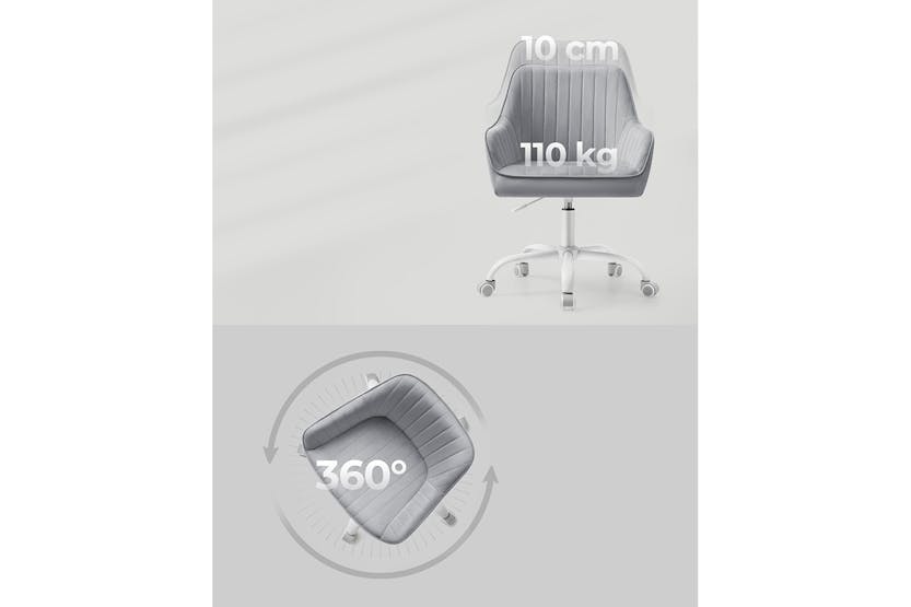 Songmics Adjustable Office Chair | Dove Grey Songmics Adjustable Office Chair | Dove Grey