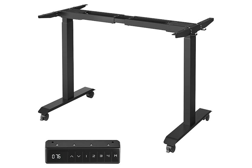 Songmics Height Adjustable Electric Desk Stand with Double Motor | Black | 60 x 175 cm Songmics Height Adjustable Electric Desk Stand with Double Motor | Black | 60 x 175 cm