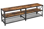Vasagle TV Unit | Rustic | Brown/Black Vasagle TV Unit | Rustic | Brown/Black