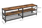 Vasagle TV Unit | Rustic | Brown/Black Vasagle TV Unit | Rustic | Brown/Black