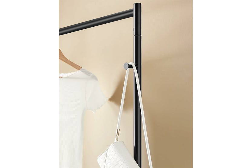 Songmics Clothes Rail with Coat and Shoe Storage Hallway | Black Songmics Clothes Rail with Coat and Shoe Storage Hallway | Black