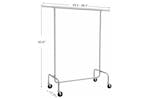 Songmics Heavy Duty Clothes Rack | Silver Songmics Heavy Duty Clothes Rack | Silver