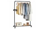 Songmics Clothes Rail on Wheels | Black Songmics Clothes Rail on Wheels | Black