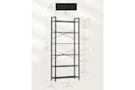 Vasagle Tall Bookcase | Large | 6 Shelves | Ebony Black/Ink Black Vasagle Tall Bookcase | Large | 6 Shelves | Ebony Black/Ink Black