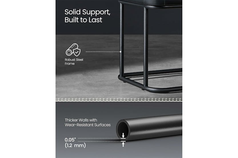 Vasagle EKHO Collection Ottoman Bench | Ink Black Vasagle EKHO Collection Ottoman Bench | Ink Black