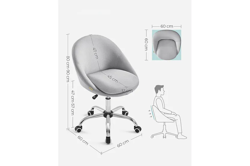 Songmics Office Chair | Grey Songmics Office Chair | Grey