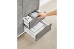 Vasagle Sideboard Storage Cabinet With 2 Drawers | Concrete Grey Vasagle Sideboard Storage Cabinet With 2 Drawers | Concrete Grey