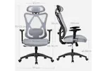 Songmics Ergonomic Office Chair | Dove Grey Songmics Ergonomic Office Chair | Dove Grey
