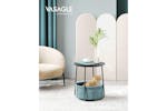 Vasagle Side Table | Ebony Black/Slate Grey Vasagle Side Table | Ebony Black/Slate Grey